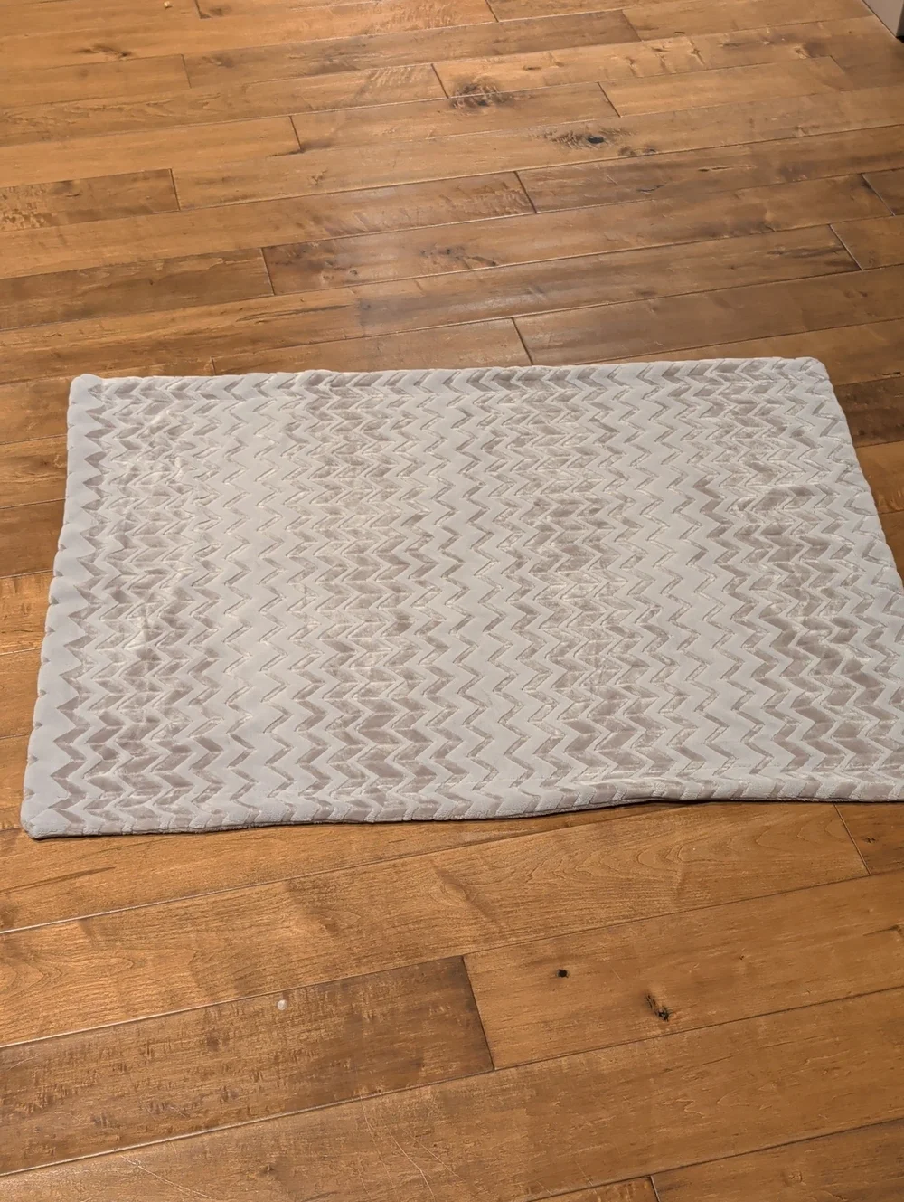 Baby Blanket - Light Gray 38x28